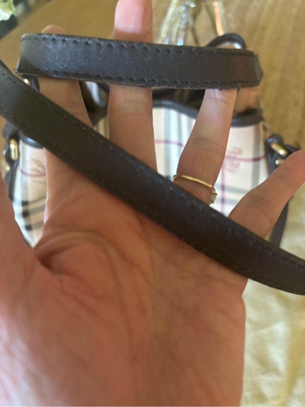 Burberry Haymarket tote - Picture 5 of 16